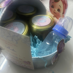 Pastel Blue Baby Shower Gift Hamper